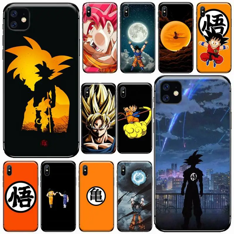 Милый чехол для телефона D Dragon Ball Z Super Son Goku DBZ iPhone 11 12 pro XS MAX 8 7 6 6S Plus X 5S SE 2020 XR