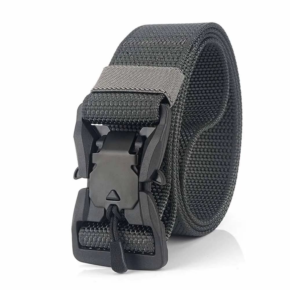 

Outdoor Men's Belt Military Equipment Metal Buckle Belt Nylon Fashion Adjustable Quick Release Belts Outdoor Sports Equipment
