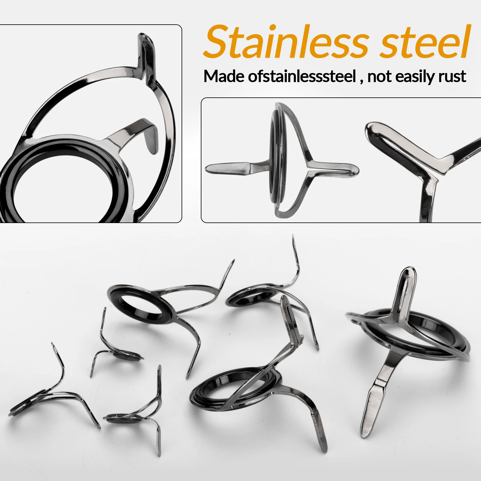 Набор направляющих для удочки 7 шт. набор ремонта инструмент сделай сам стержень