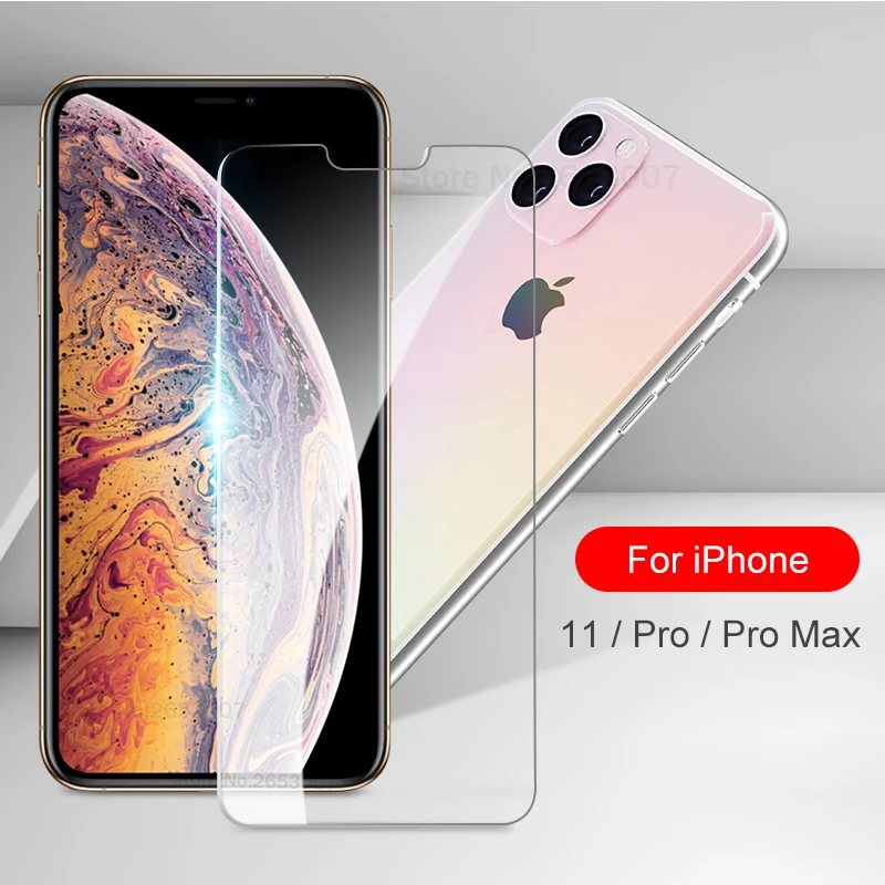 Защитное стекло закаленное HD для iPhone 11 X XS Pro Max XR 7 8|Защитные стёкла и плёнки