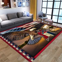 creative eagle pattern 3d print carpets for home living room gym play area rug kids room game decor carpets baby crawl floor mat