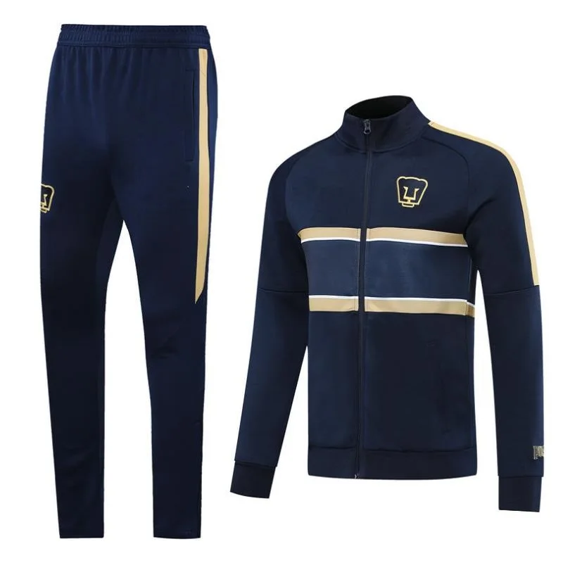 

New High Quality Men Training Suit 2021 Soccer Jacket Maillot De Foot Long Sleeve Football Tracksuit