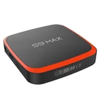 ТВ-приставка S9 Max, Android 9,0, S905X3, 2,4G5G, Wi-Fi, 3D, 4K, смарт-медиаплеер, H.265, ТВ-приставка с вилкой Стандарта ЕС