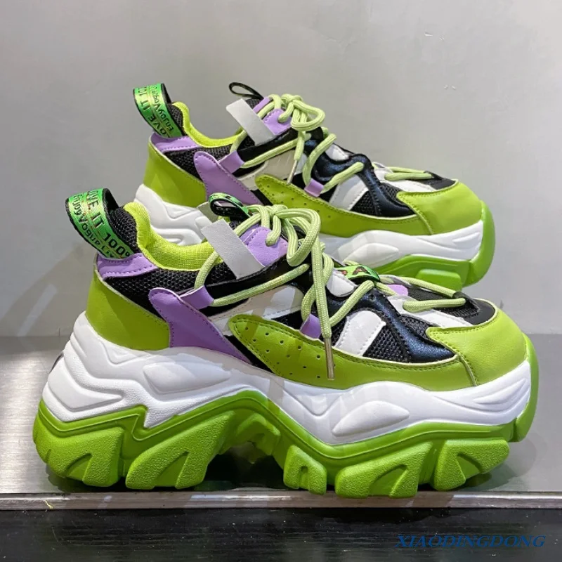 

Fashion Luxury Brand Sneakers Women Platform Shoes New Trend New Chunky Sneakers Female Casual Breathable Vulcanized Shoes