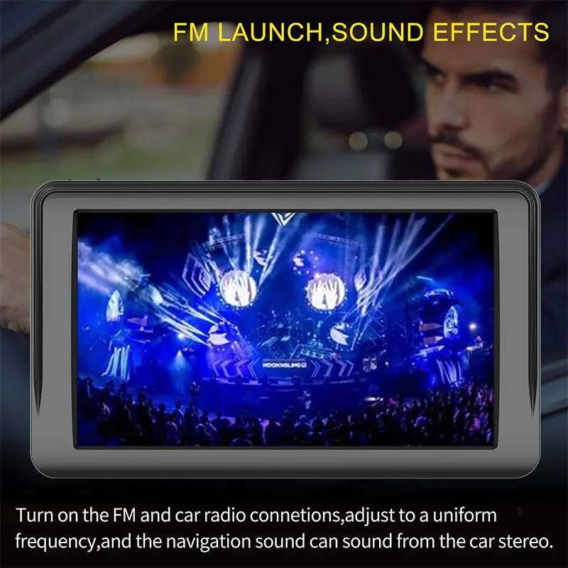 7 дюймовый автомобильный GPS навигатор идентификация изображения распознавание