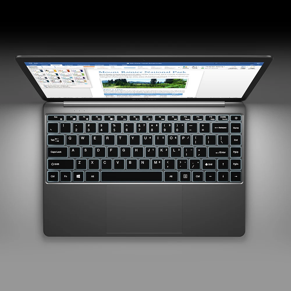 Teclast F7 Plus ноутбук с 15 6-дюймовым дисплеем процессором Intel Gemini Lake N4100 ОЗУ 8 Гб ПЗУ 14 1