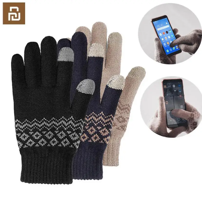 

FO Touch Screen Gloves Winter Warm Velvet Cycling Motorcycle Glove Full Finger Gloves gift