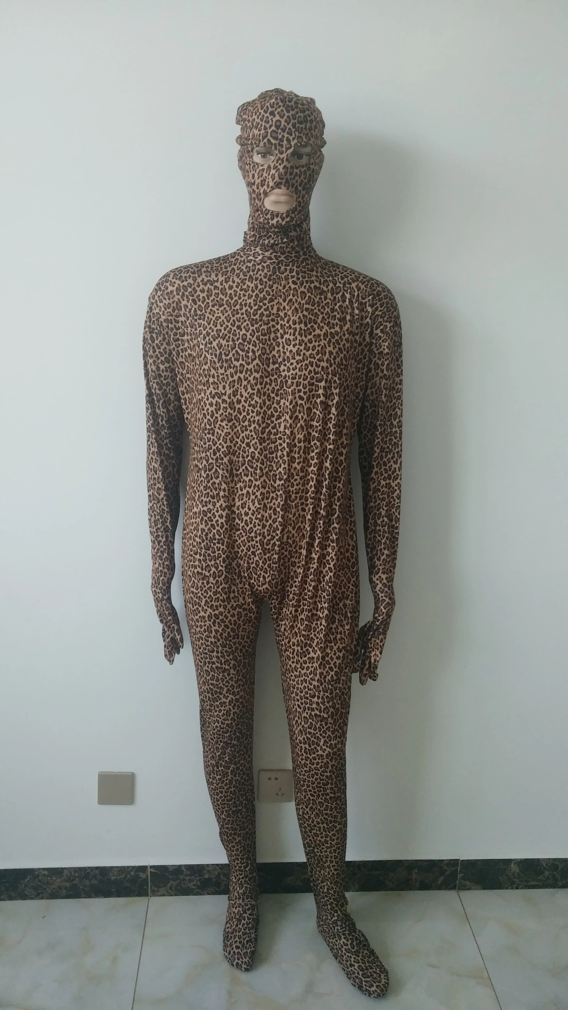 Костюм для косплея на Хэллоуин леопардовые колготки с животными комбинезон из