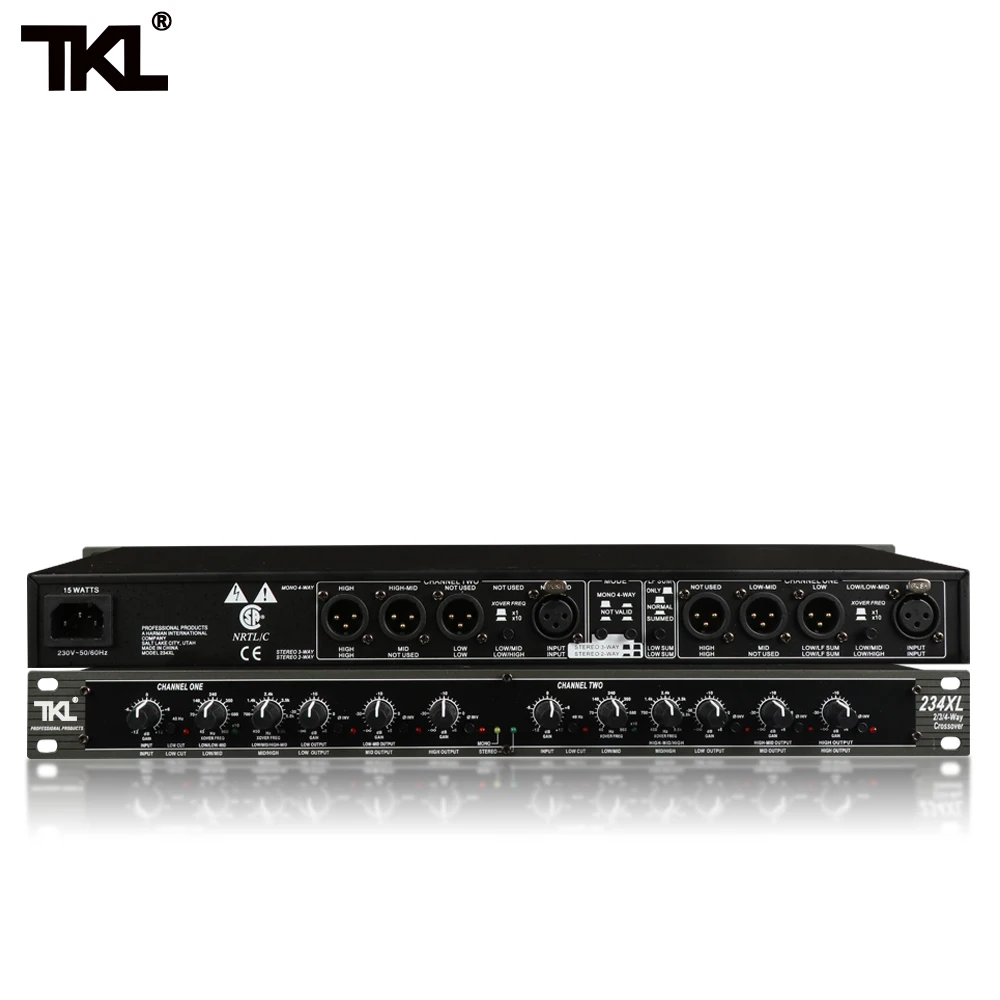TKL Mono 4 полосный кроссовер высококачественный стерео 2/3 Way 234XL Профессиональный