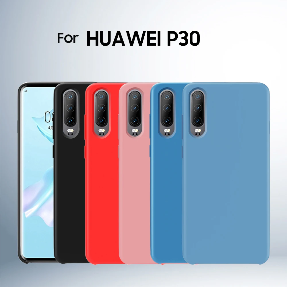 Для HUAWEI P30 чехол высокого качества шелковистый мягкий силиконовый защитный чехол для HUAWEI P30 Pro Lite P20 противоударный чехол