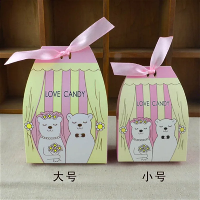 

50pcs Kraft Paper Candy-Boxes Gifts Bags Party Supplies For Guests Gift Package Baby Shower Birthday Party Decoration