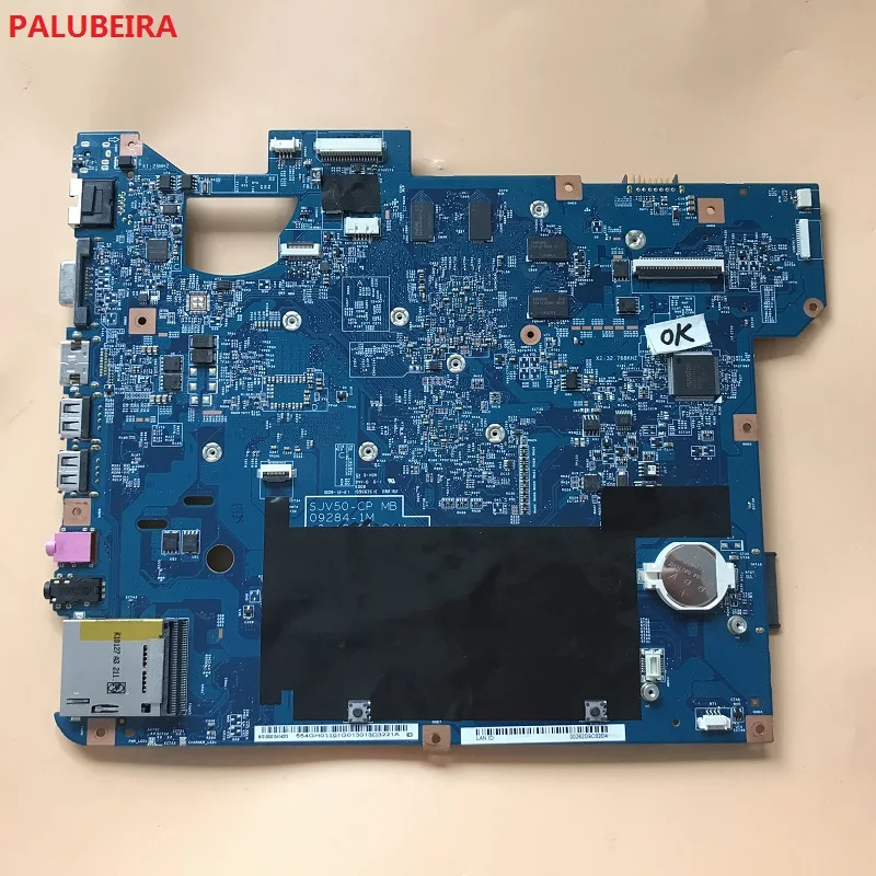 Материнская плата PALUBEIRA MBBH601001 DDR3 8 чип VGA 100% тестирование для ноутбука NV59 |