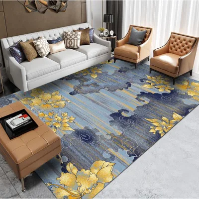 

New Chinese Printed Carpet Living Room Coffee Table Sofa Carpet Pad Hallway Box Floor Mats Can Be Washed Custom