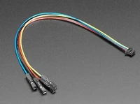 4397 stemma qt qwiic jst sh 4 pin to premium male headers cable 200mm long