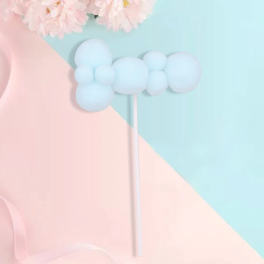 Многоцветный шар облака торт Топпер для украшения дня рождения детский душ