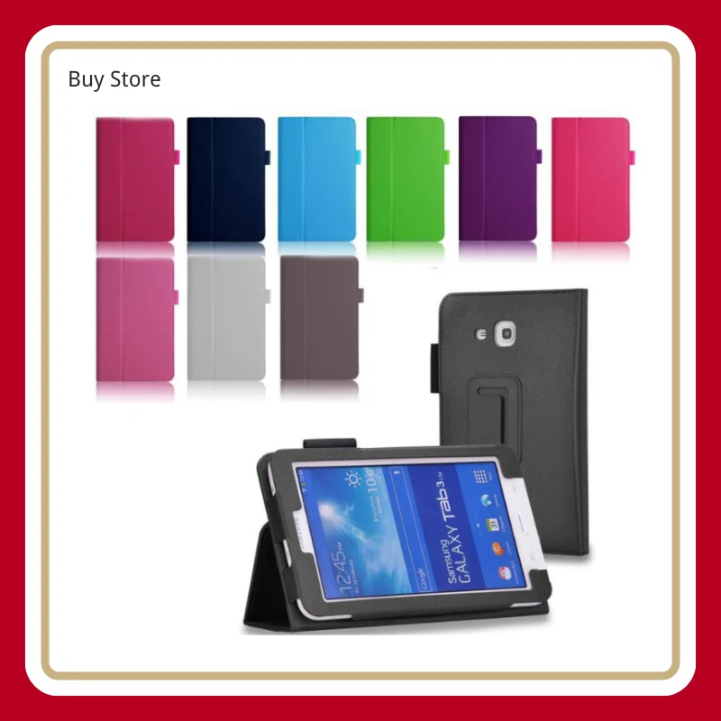 Для Samsung Galaxy Tab 3 Lite 7 0 T110 T111 T113 T116 дюймов планшеты PU кожаный раскладной чехол книжка