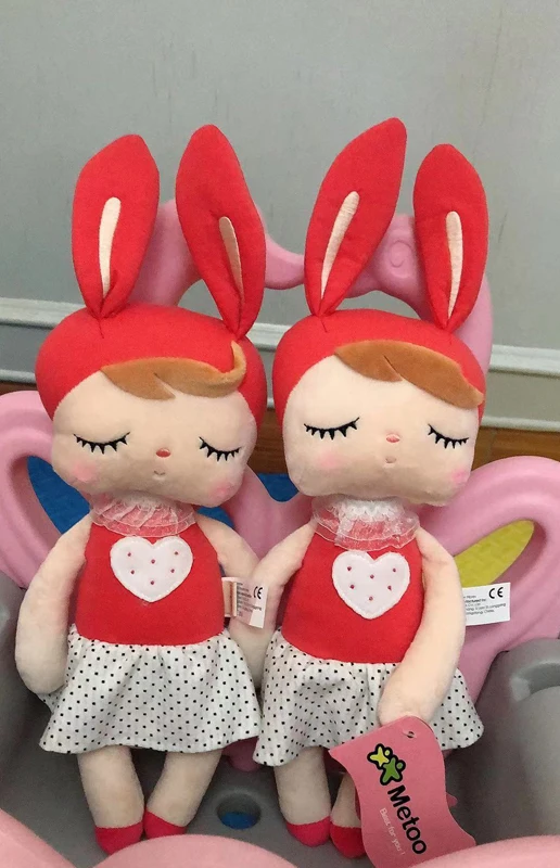 Новинка 2020 плюшевый мягкий милый Кролик Metoo милые животные для детей игрушки