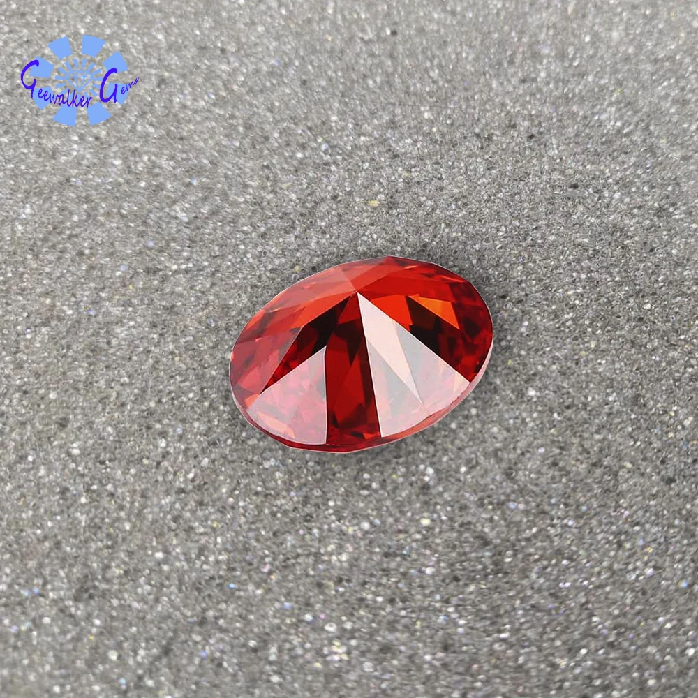 Высококачественные драгоценные камни AAA гранат овальной формы кубический