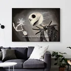 Картина на холсте Кошмар перед Рождеством, настенное искусство, домашний декор, Джек Скеллингтон, картина, Декор, плакаты и принты, Декор