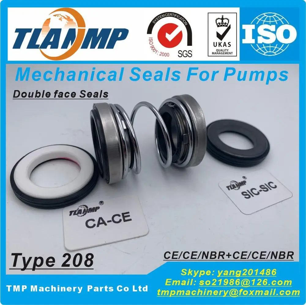 208 20 двухсторонние TLANMP механические уплотнения (материал: углерод/керамика/NBR/EPDM