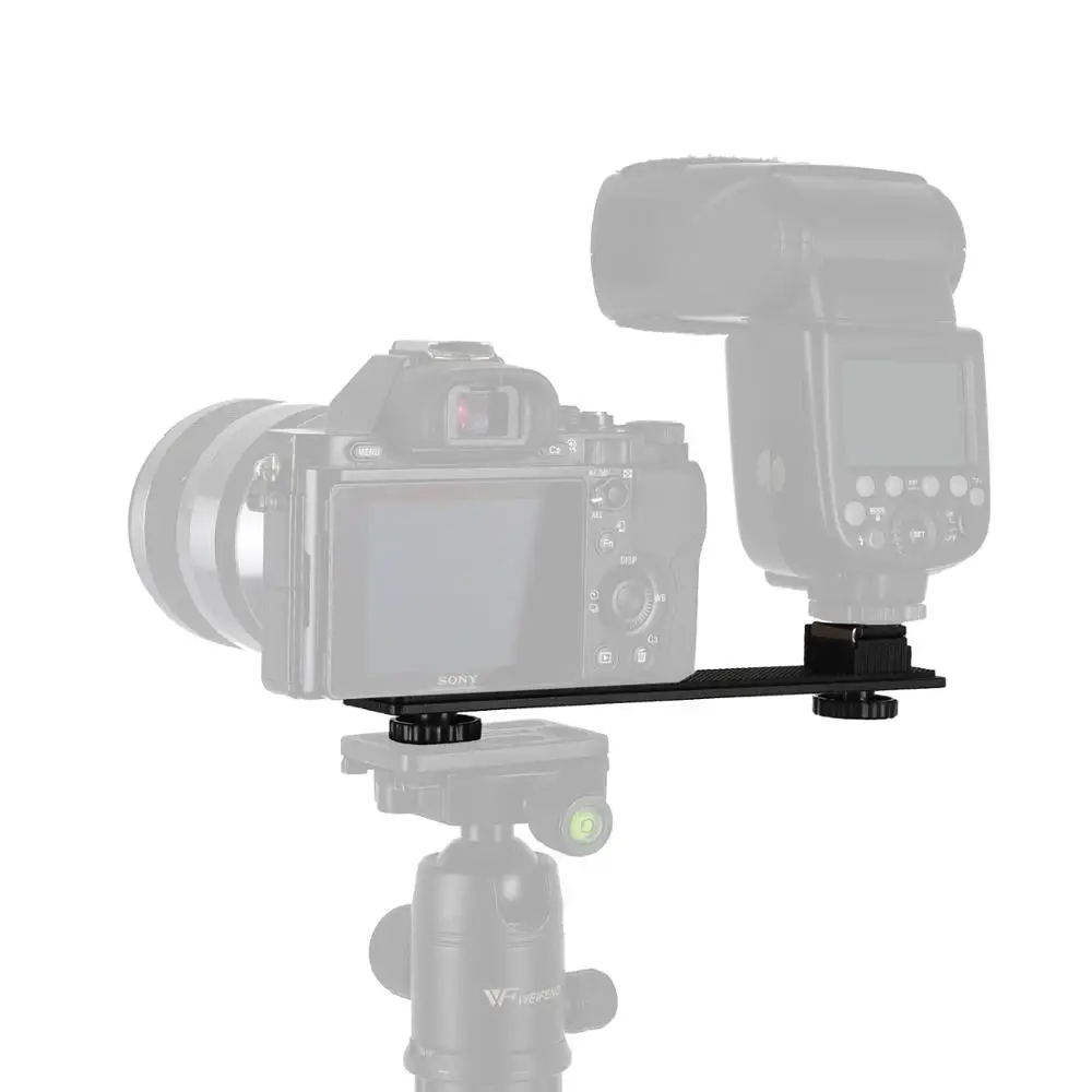 Прямой кронштейн для вспышки легкий держатель 1/4 дюйма винт крепление холодного