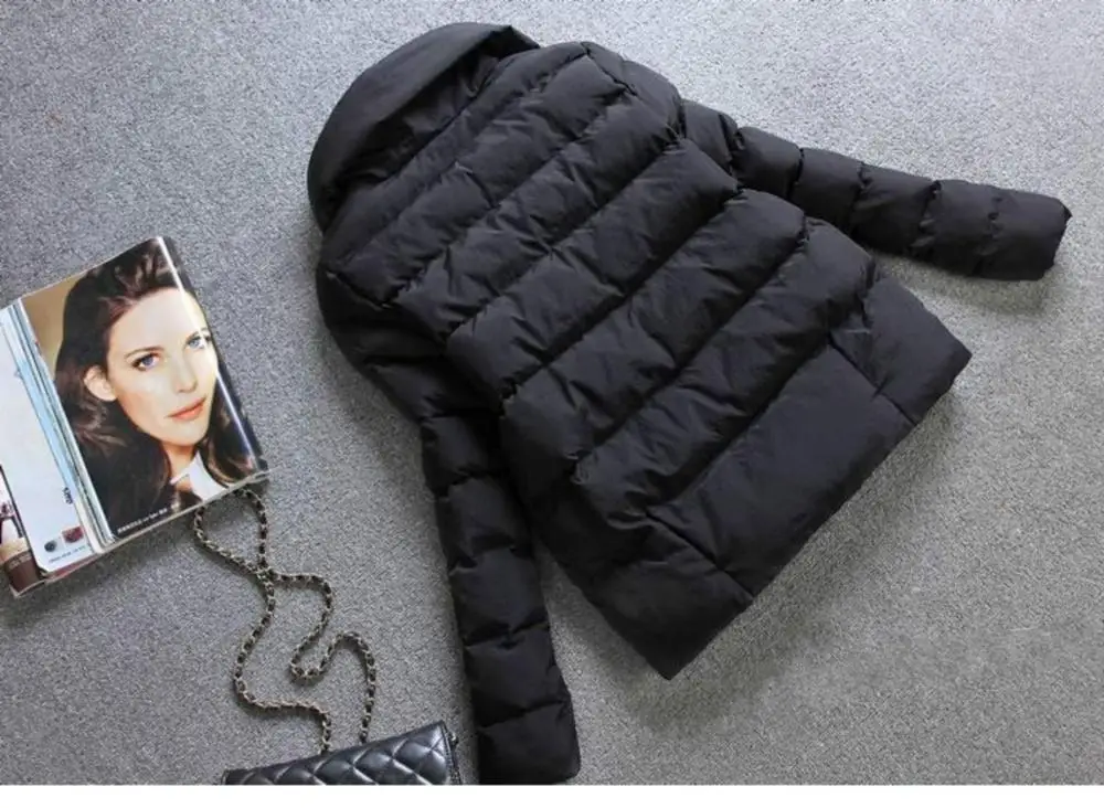 

2021 Winter Padded Jacket Women Jacket Coat Short Parka New Stand Collar Thick Padded Jacket
