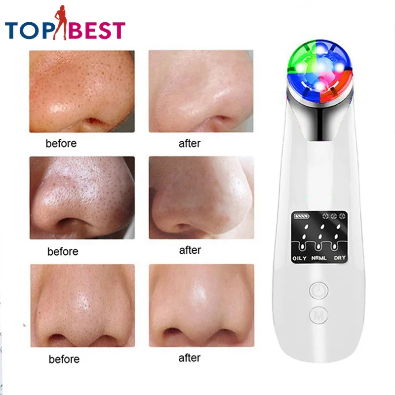 

Blackhead Remover Face Nose Deep Cleaner Electric Vacuum Acne Extractor Skin Care Tool T Zone Suction Facial Oil Beauty Machine