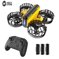 holy stone hs450 mini drone rc helicopter 3d flips one key land auto hovering headless mode quadrocopter with 3 batteries