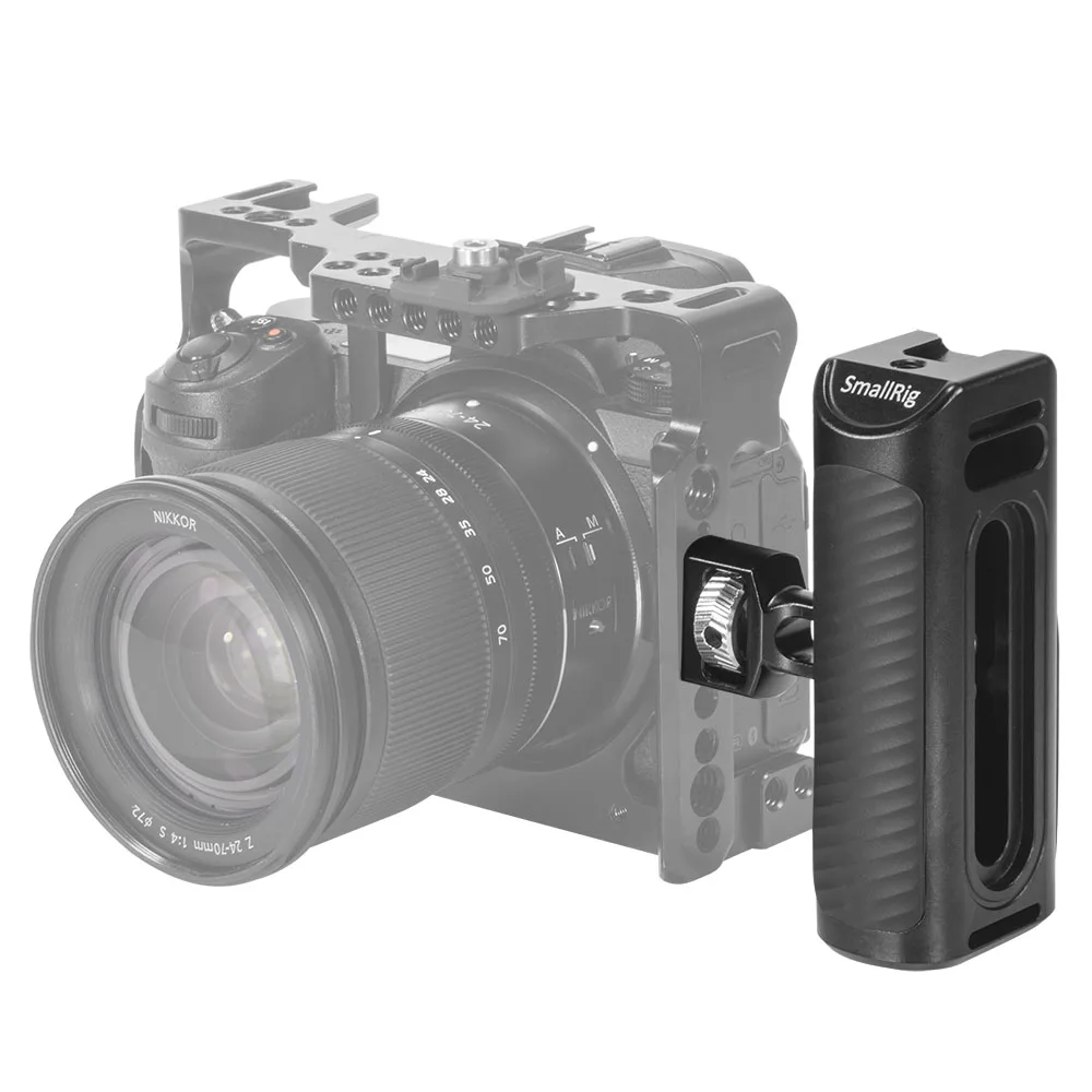 SmallRig алюминиевая Arri установочная Боковая ручка с холодным башмаком крепление для универсальной камеры клетка с Arri установочное отверстие-2426