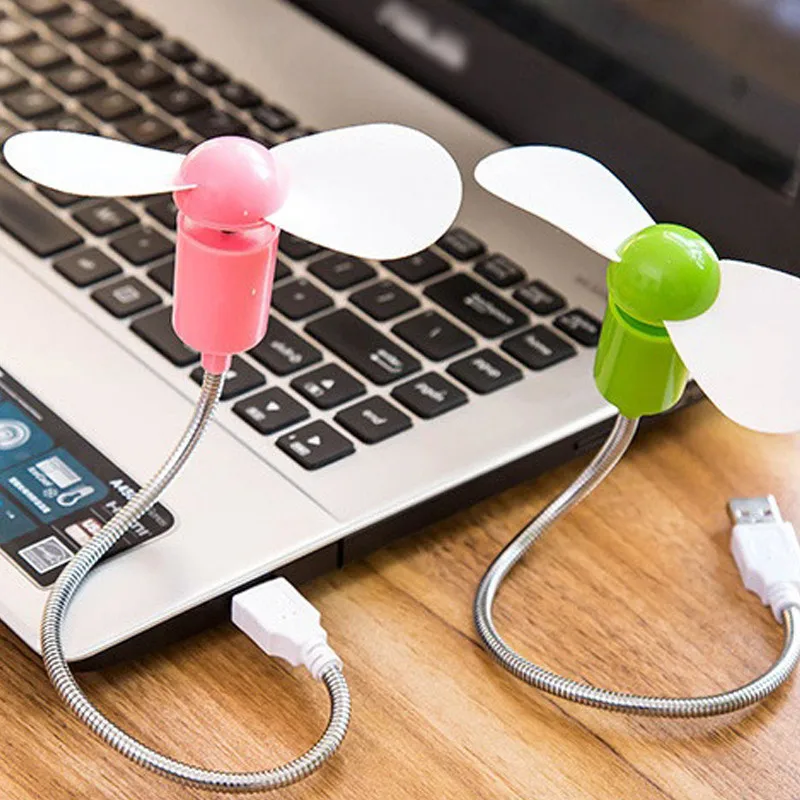 USB мини вентилятор ноутбук Настольный охлаждающий вентилятор охладитель пластик легко носить с собой кондиционер приборы для компьютера и банка питания