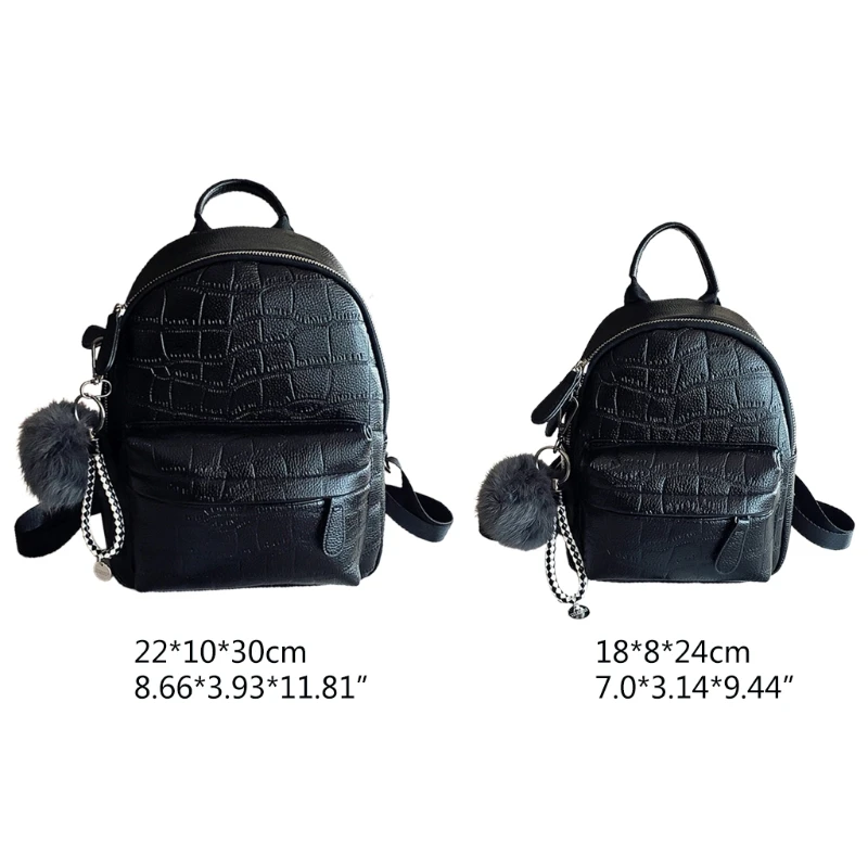 

K5DA Mini Backpack Women PU Leather Shoulder Bag for Teenage Girls School Bags Travel