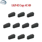 10 шт.лот, новый LKP-02 ключей от машины пустой чип для 4C программист может программироватькопировальный аппарат 4C4D