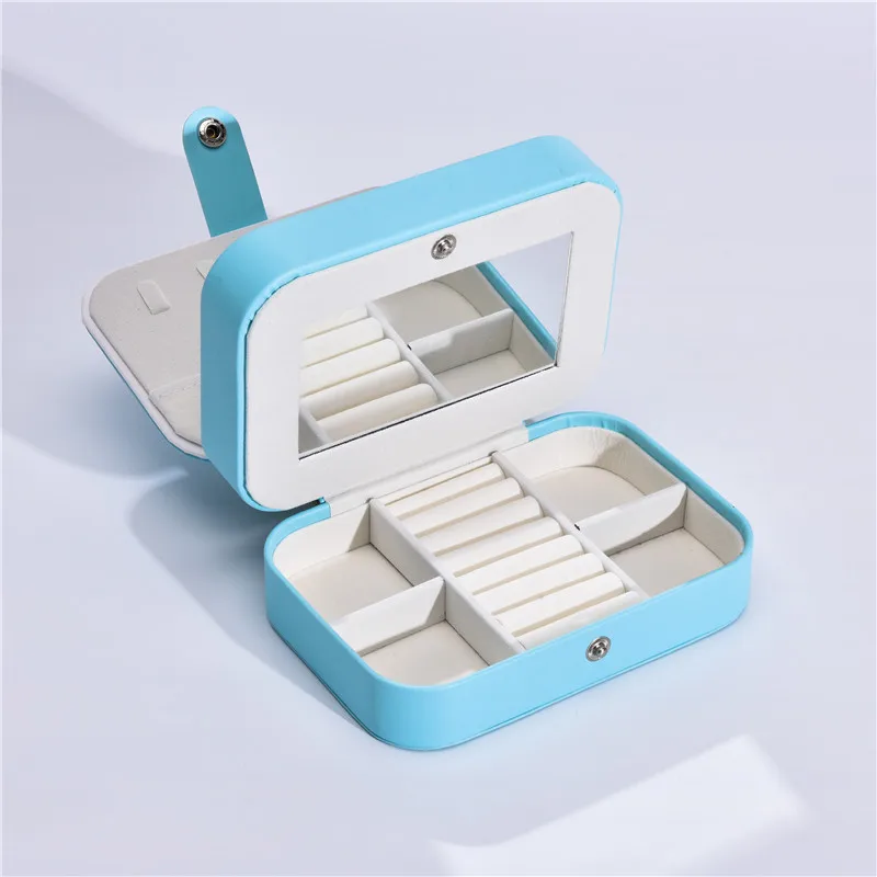 Jewelry Box Wholesale Earrings Earrings Ring Storage Box Necklace Bracelet Jewelry Portable Storage Box