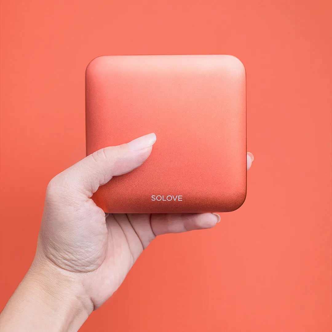Xiaomi SOLOVE 10000mAh power bank портативный 2.1A Быстрая зарядка с зарядной линией внешний