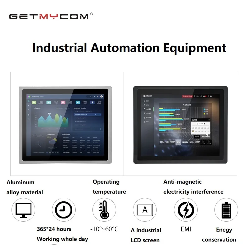 Preise Getmycom 10,4 Zoll 10 Punkt Kapazitiven Bildschirm Industrie Control Touch Screen Integrierte Touch Tablet Embedded GetminteC 10,4