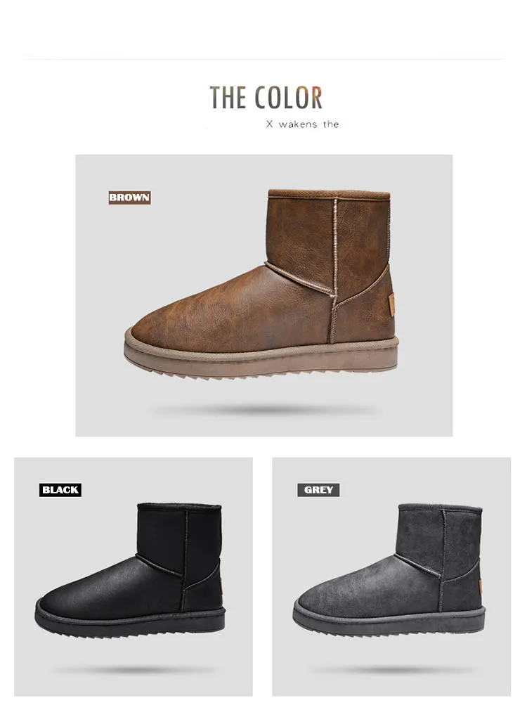 Bota Masculina/Новое поступление года; мужские ботинки на меху; теплая зимняя мужская рабочая обувь; модная обувь на резиновой подошве; размеры 39-45