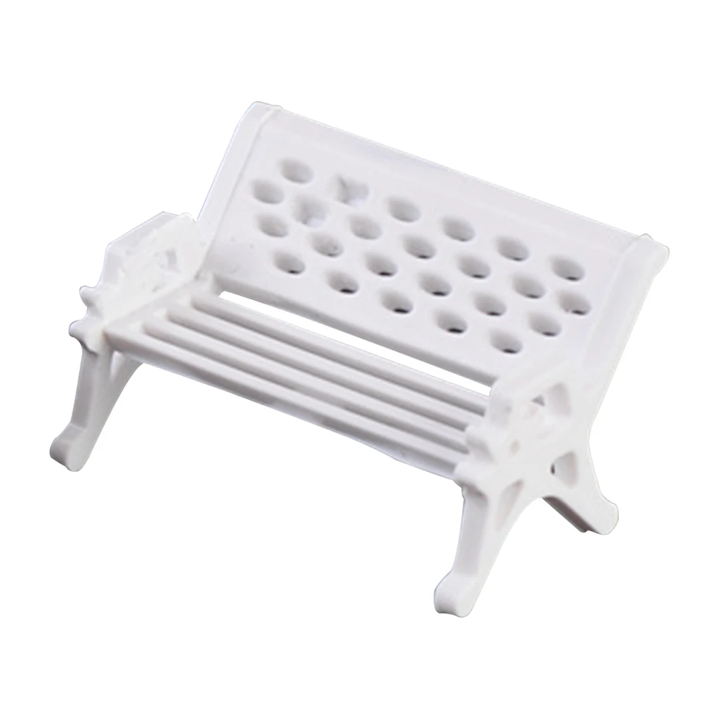 Micro Landscape Accessories Home Decor Props Miniature Chair Yard Park Seat Fairy Dollhouse Craft Village DIY Garden Ornament |
