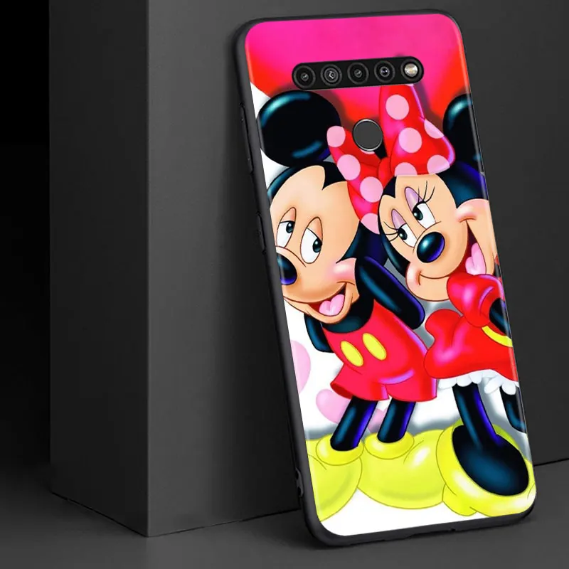 

Cute Mickey Disney Mouse for LG G8 G8S G8X V30 V35 V40 V50 V60 ThinQ Q60 K40 K50 K51 K61 K71 K92 K62 Soft Black Phone Case