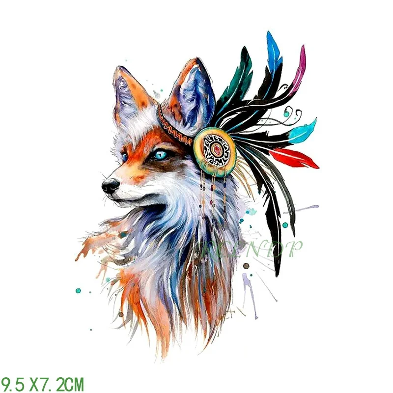 

Waterproof Temporary Tattoo Sticker watercolor fox tatto stickers flash tatoo fake tattoos for child girl women