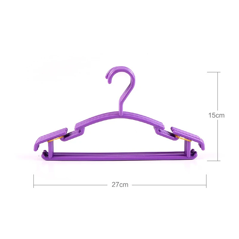 10 шт./лот портативная вешалка для одежды детская одежда малышей пластиковая