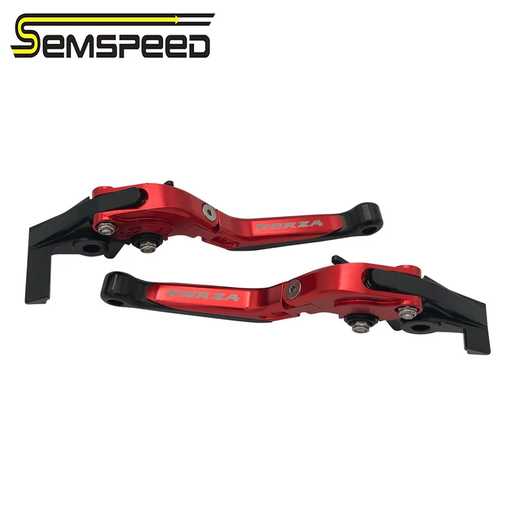 SEMSPEED CNC FORZA300 Складные Выдвижные Тормозные рычаги для Honda Forza 300 250 125 2010- NSS300 SH300 MF13 аксессуары