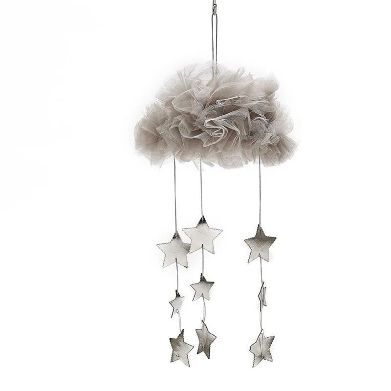 Подвесная палатка для фотосъемки в виде облачной сетки со звездами украшение