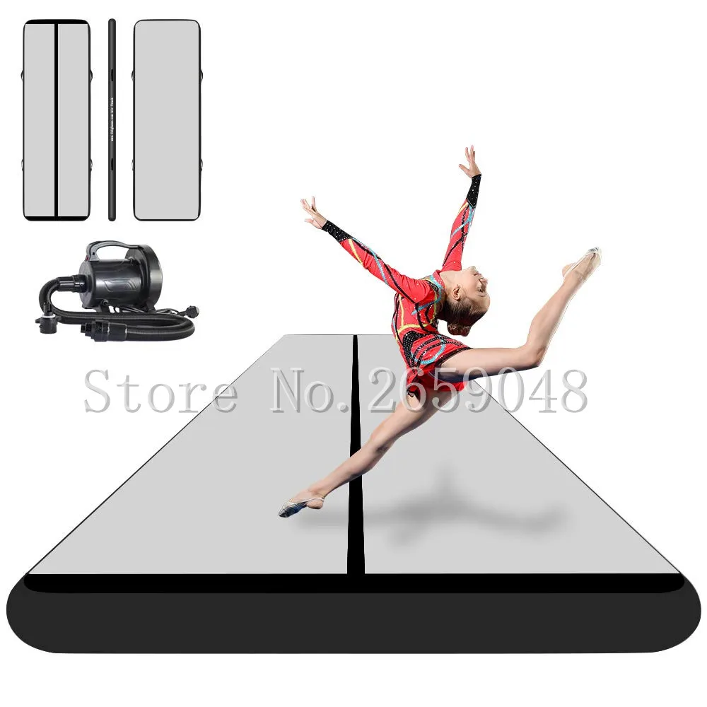 Цена Бесплатная доставка, большая надувная воздушная дорожка 15x2x0,2 м, Воздушная дорожка, Акробатический коврик для гимнастики, боевых искусств, ч...
