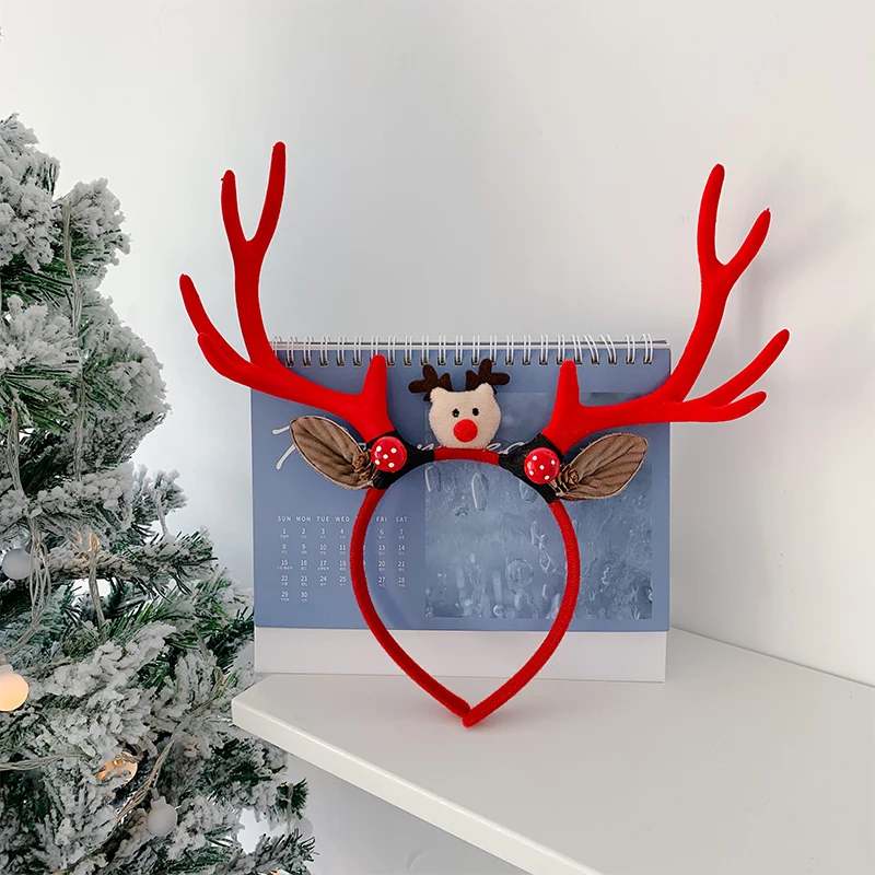 

Christmas Oversized Antler Hairband Sweet Cute Elk Headband Hairpin Head Accessories Performance Decoration Props Hair