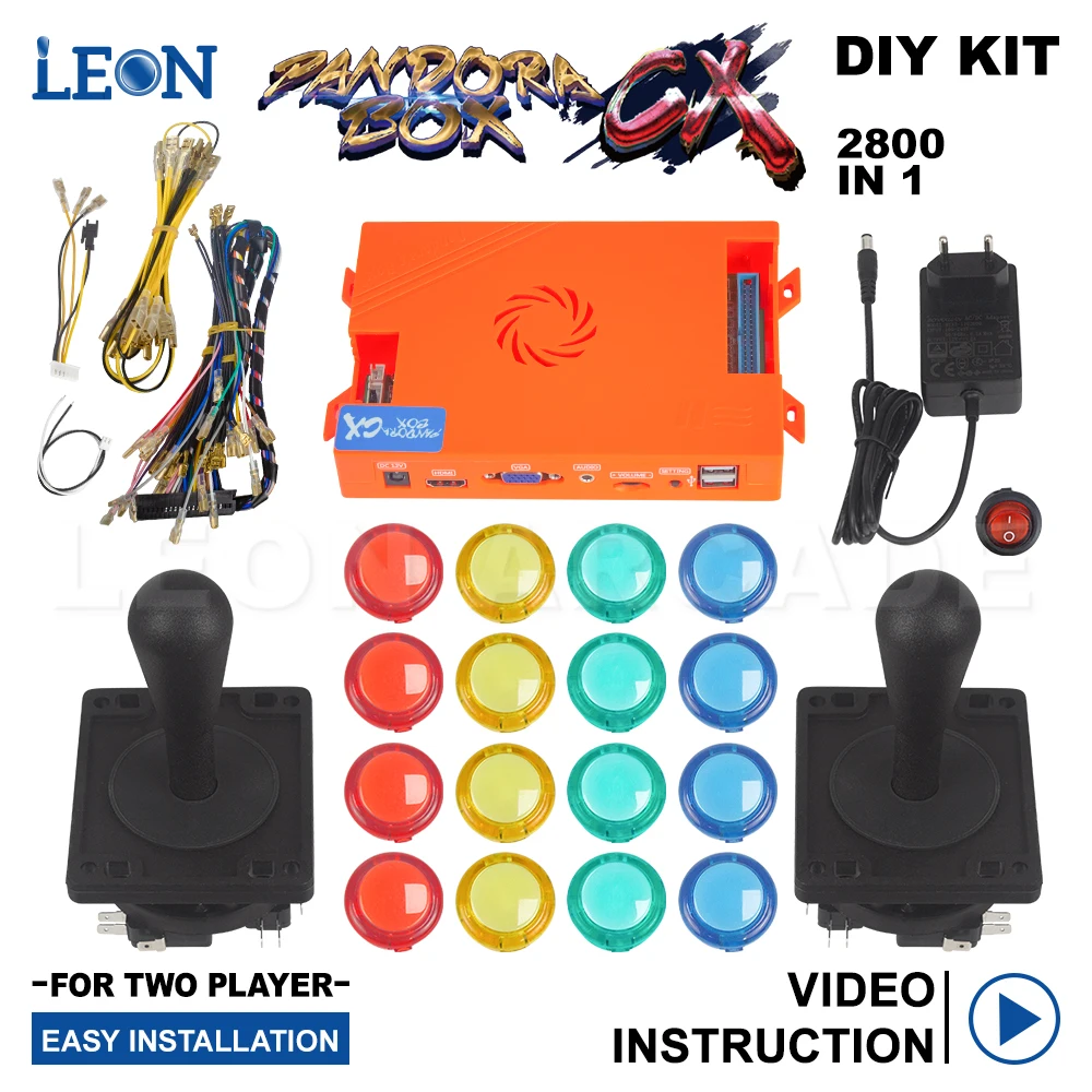 Crt Pandora Box Официальный магазин светодиодная прозрачная подсветка аркадные кнопки