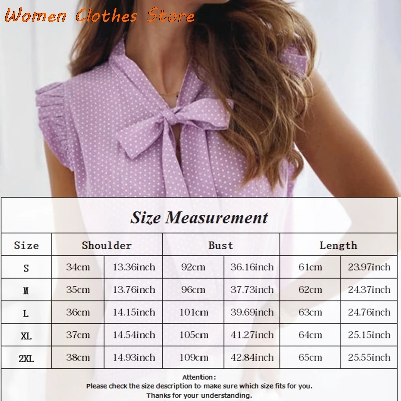 

Top Women 2021 Summer Casual Polka Dot Bow Tie T-Shirt Sleeveless Knitted Sexy Crop Top Women Shirt