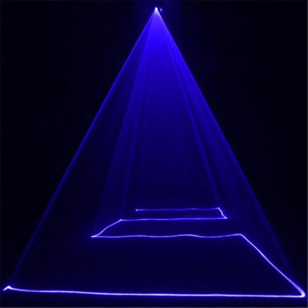 AUCD IR Sound Remote 8 CH DMX 450mW Blue Line Ray Scanner Laser Projector Light Disco DJ Party Effect Show Stage Array Lighting | Лампы и