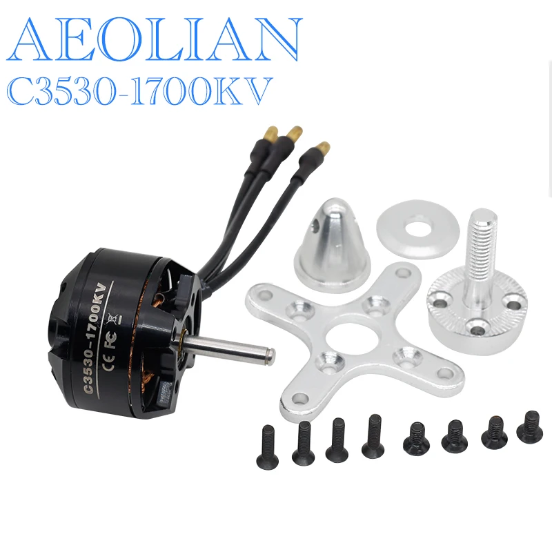 Aeolian 3530 kv1700/1400/110 бесщеточный электродвигатель с внешним ротором для самолета на