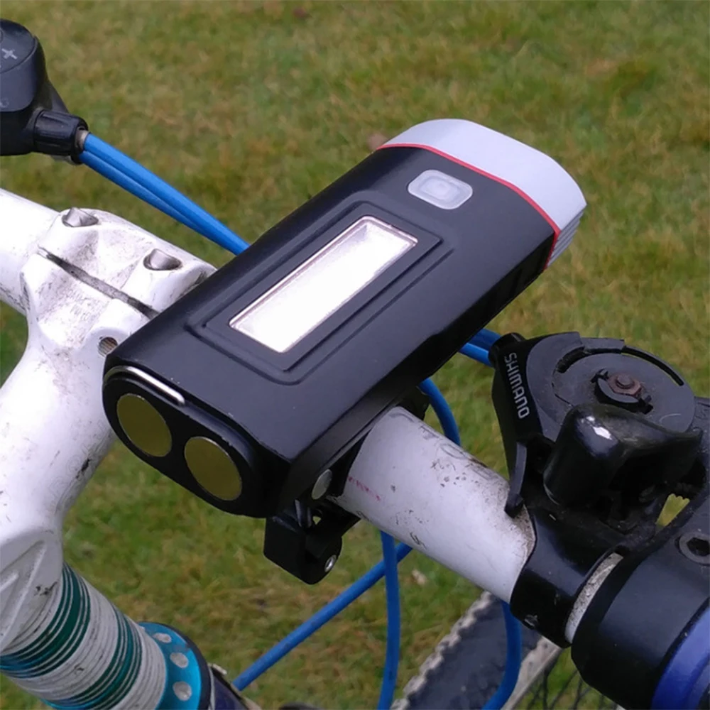 

Bicycle Headlight USB Rechargable 500lm Bike Front Light Torch Cycling Magnetic Head Lamp for MTB Road Bike Accessory