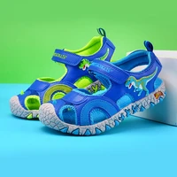2021 sport children summer shoes 3d dinosaur boys sandal pu casual kids beach sandals t rex soft leahter big boy footwear